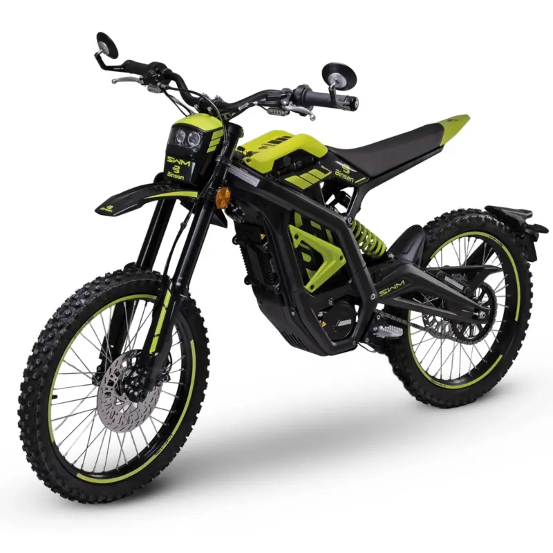 Binsen EX2 PRO (Off-Road) - 8,5 kW - Vert - Swm binsen ex pro packshot transparent - Binsen Motorcycles